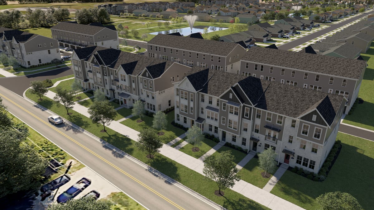 Luxury New Townhomes in McCordsville The Townes at Hampton Walk